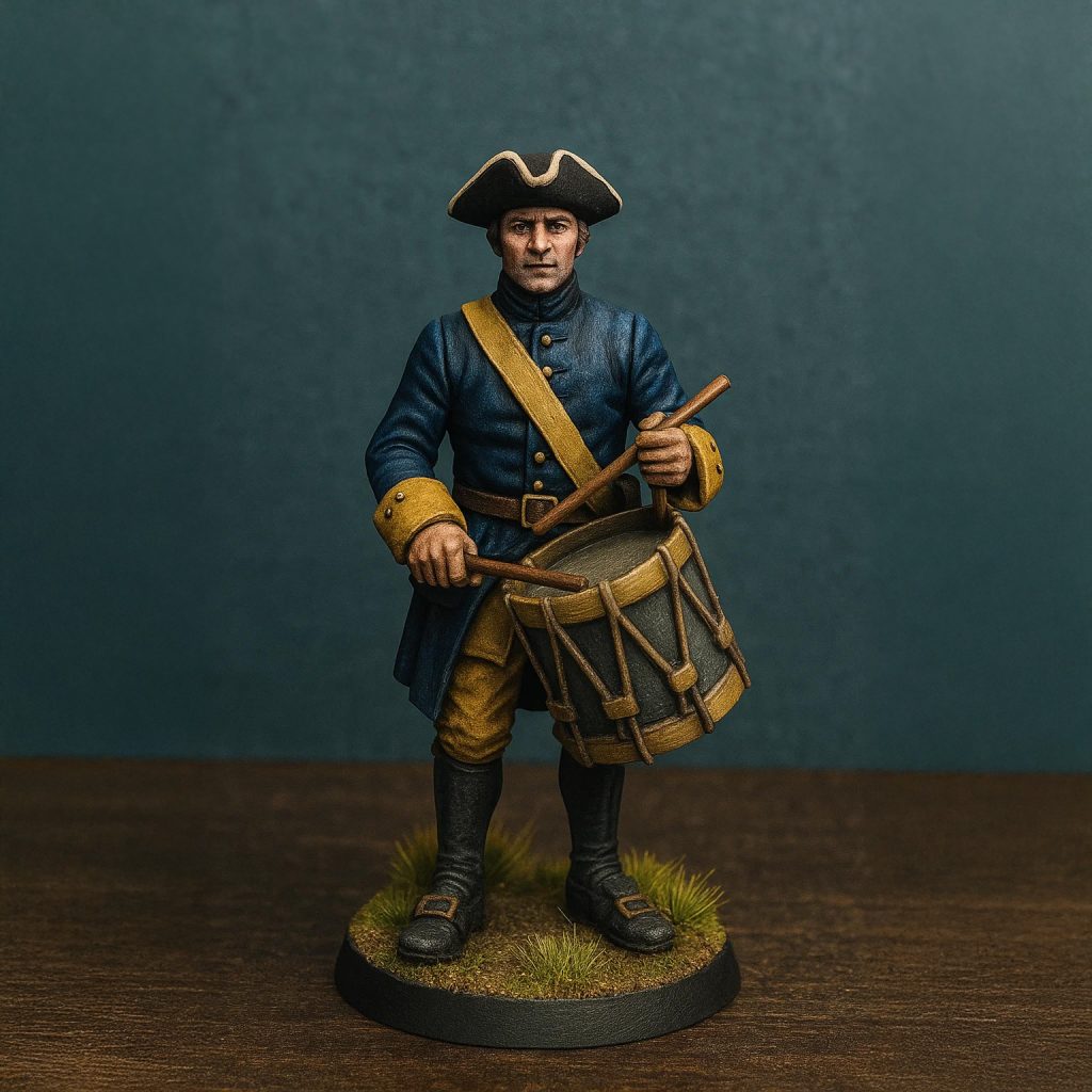 Karoliner soldier drummer