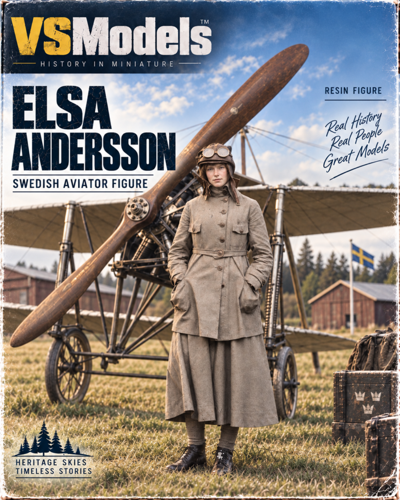 Elsa Andersson – Swedish Aviator Figure