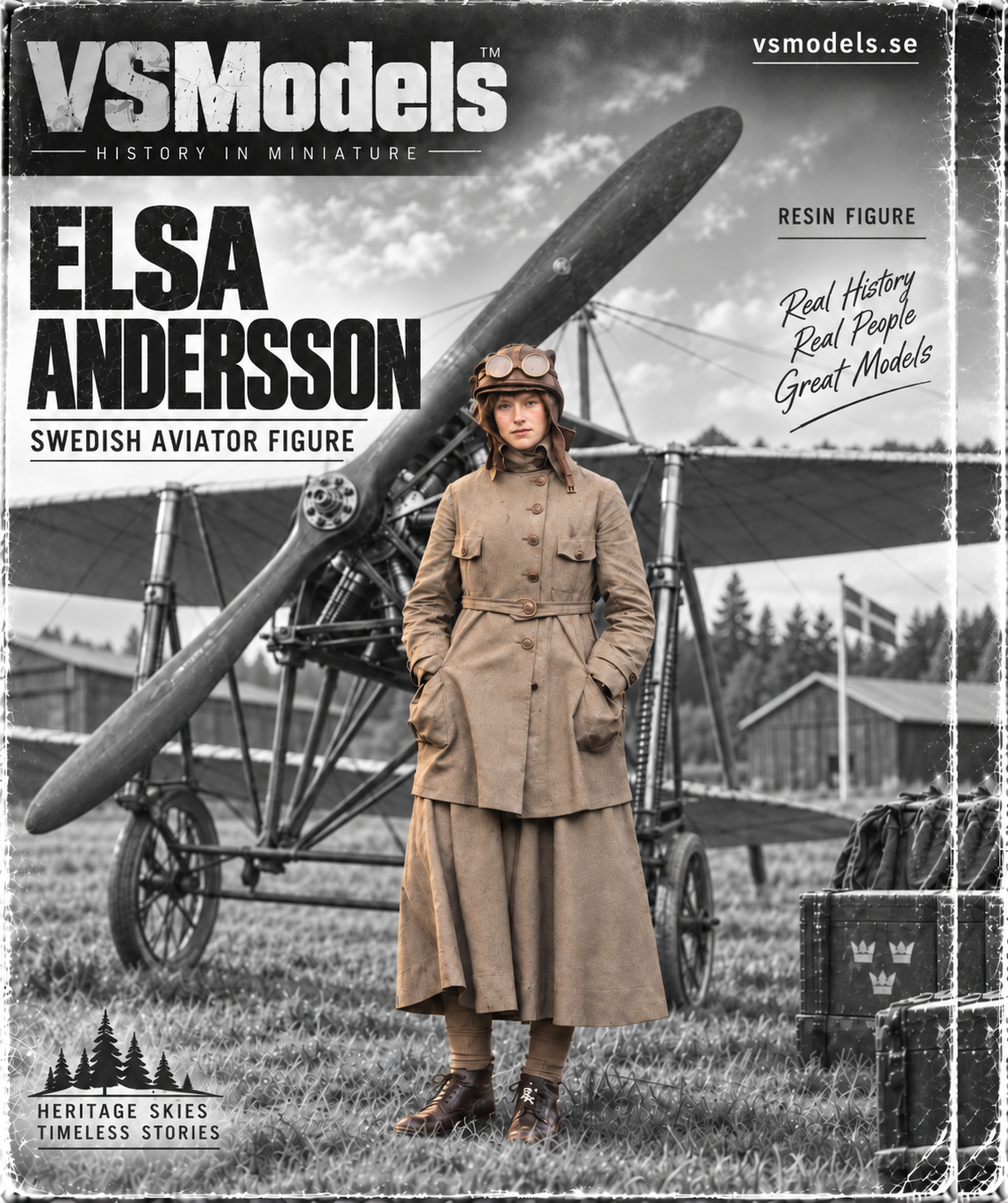 Elsa Andersson – Swedish Aviator Figure