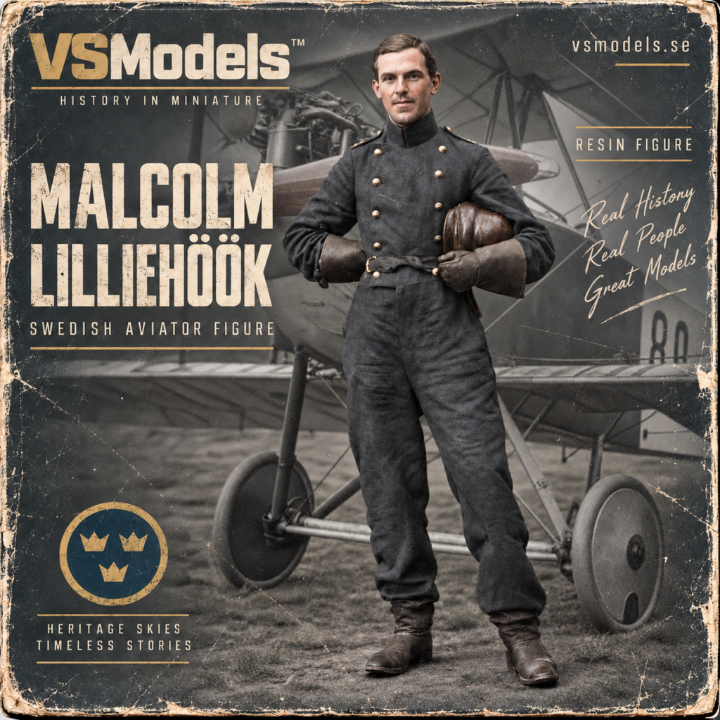 Malcolm Lilliehöök – Swedish Aviator Figure