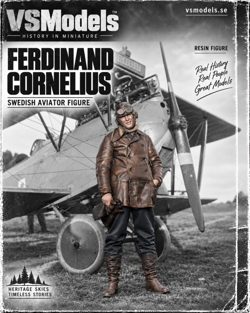 Ferdinand Cornelius – Swedish Aviator Figure