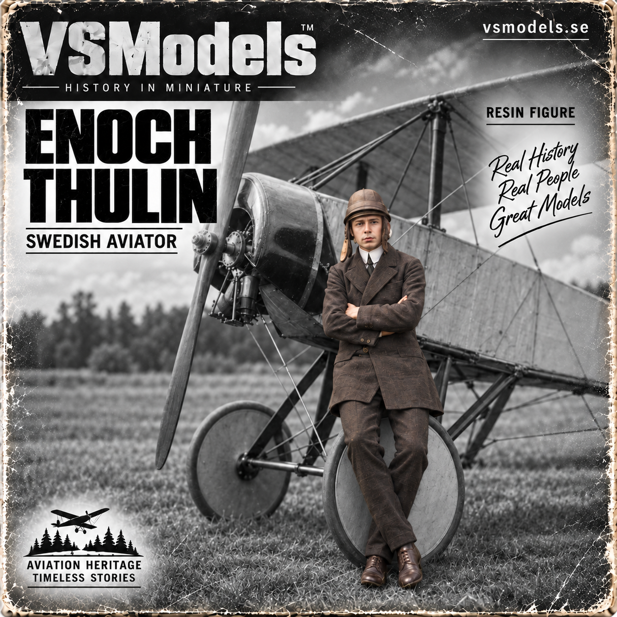 Enoch Thulin – Swedish Aviator Figure